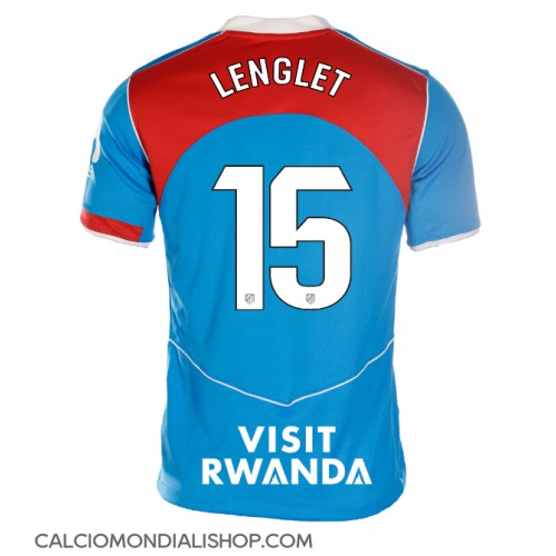 Maglie da calcio Atletico Madrid Clement Lenglet #15 Terza Maglia Femminile 2025-26 Manica Corta